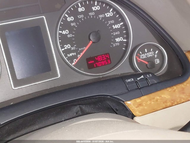 2007 Audi A4 3.2 მანქანა იყიდება აუქციონზე, vin: WAUDH78E17A195837, აუქციონის ნომერი: 44103886