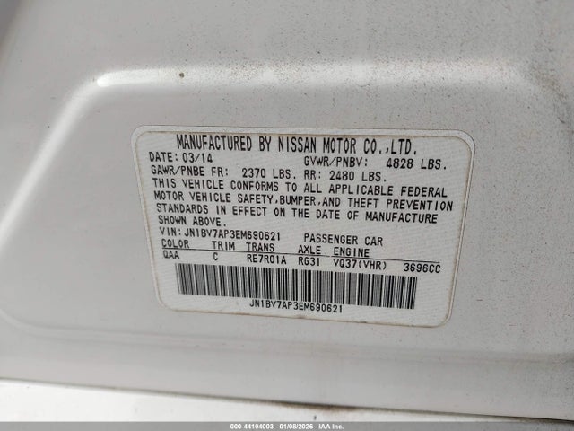JN1BV7AP3EM690621 Infiniti Q50 Premium
