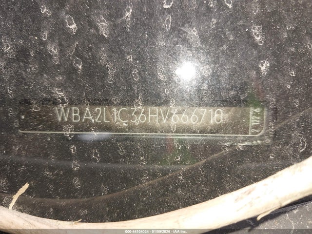 44104024 :رقم المزاد ، WBA2L1C36HV666710 vin ، 2017 Bmw M240i مزاد بيع