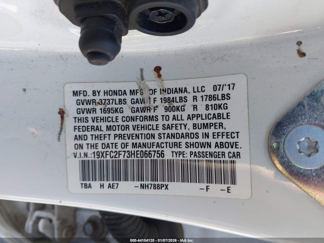 19XFC2F73HE066756 Honda CIVIC EX