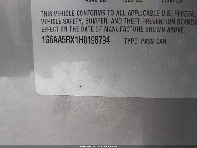 2017 CADILLAC ATS 1G6AA5RX1H0198794 Photo 8