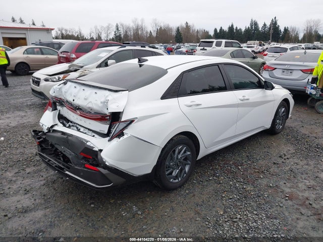 KMHLM4DJ7SU165787 Hyundai Elantra Hybrid Blue