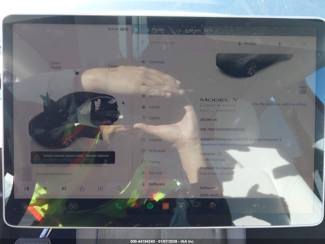 2022 TESLA MODEL Y 7SAYGDEE8NF555705 Photo 6