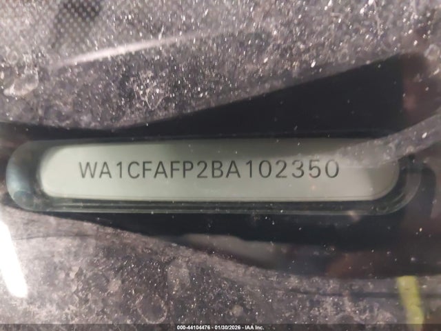 44104476 :رقم المزاد ، WA1CFAFP2BA102350 vin ، 2011 Audi Q5 2.0t Premium مزاد بيع