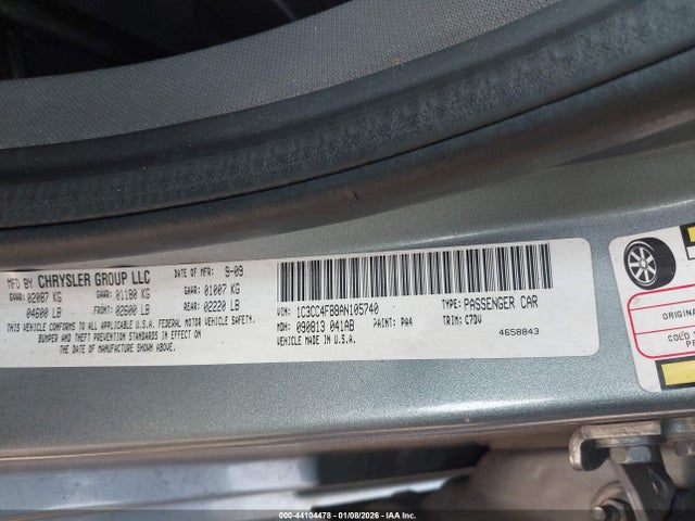 2010 CHRYSLER SEBRING 1C3CC4FB8AN105740 Photo 8