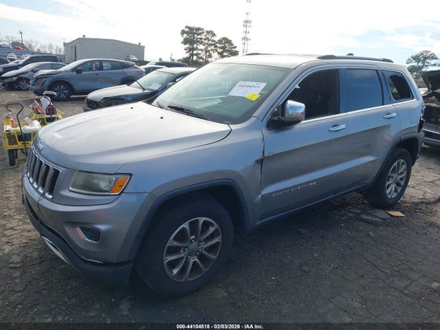 2015 Jeep Grand Cherokee Limited მანქანა იყიდება აუქციონზე, vin: 1C4RJEBG3FC639878, აუქციონის ნომერი: 44104518