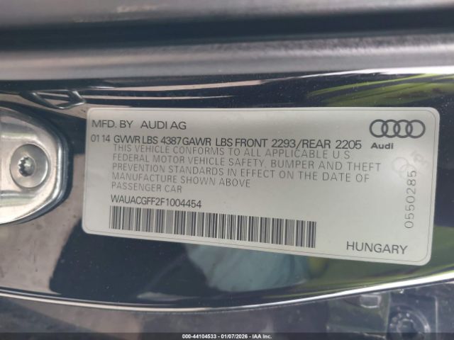 2015 AUDI A3 WAUACGFF2F1004454 Photo 8