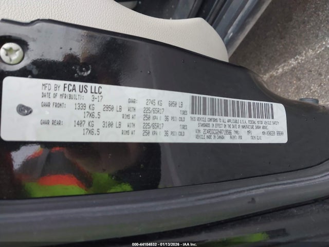 Dodge Grand Caravan Sxt 2017 2C4RDGCG2HR719586 Image 9