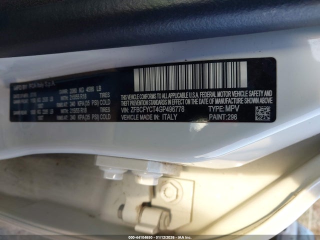 2016 FIAT 500X ZFBCFYCT4GP496778 Photo 8