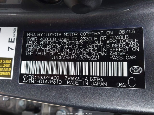 Toyota Prius Prime Plus 2018 JTDKARFP7J3095221 Image 9