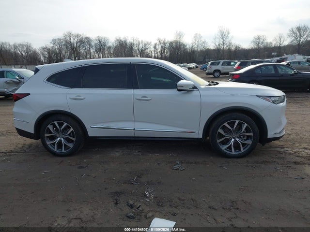 44104807 :رقم المزاد ، 5J8YE1H4XNL017011 vin ، 2022 Acura Mdx Technology Package مزاد بيع