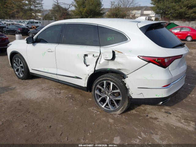 44104807 :رقم المزاد ، 5J8YE1H4XNL017011 vin ، 2022 Acura Mdx Technology Package مزاد بيع