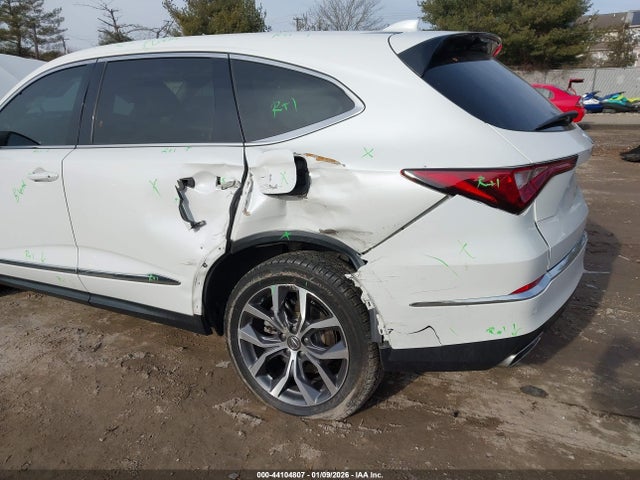 44104807 :رقم المزاد ، 5J8YE1H4XNL017011 vin ، 2022 Acura Mdx Technology Package مزاد بيع