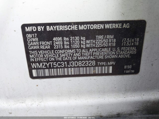 2018 MINI COUNTRYMAN WMZYT5C31J3D82328 Photo 8