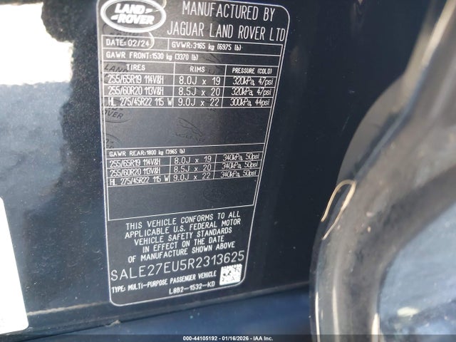 SALE27EU5R2313625 Land Rover Defender 110 P400 X-dynamic Se