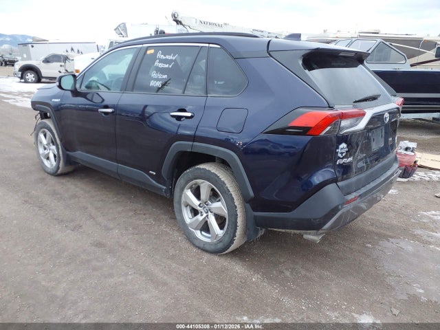 2019 Toyota Rav4 Hybrid Limited მანქანა იყიდება აუქციონზე, vin: 2T3DWRFV0KW013031, აუქციონის ნომერი: 44105308