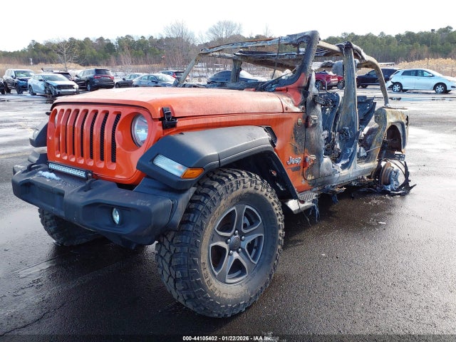 44105402 :رقم المزاد ، 1C4HJXDG9JW233678 vin ، 2018 Jeep Wrangler Unlimited Sport S 4x4 مزاد بيع