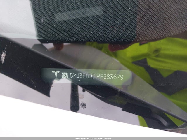44105444 :رقم المزاد ، 5YJ3E1EC1PF583679 vin ، 2023 Tesla Model 3 Performance Dual Motor All-wheel Drive مزاد بيع