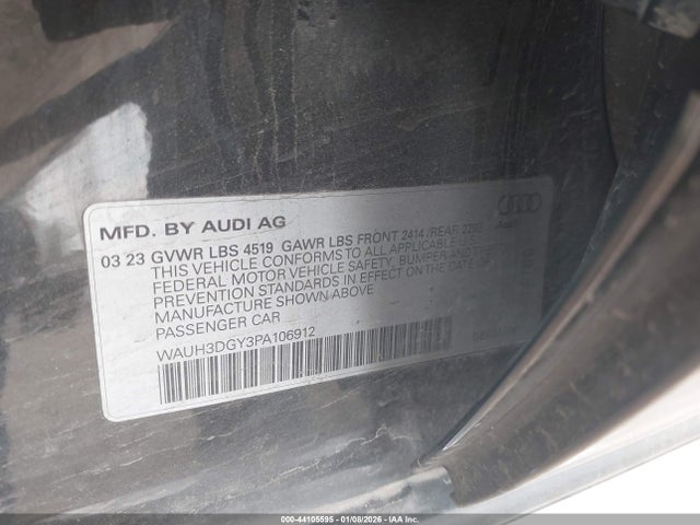 2023 AUDI S3 WAUH3DGY3PA106912 Photo 8