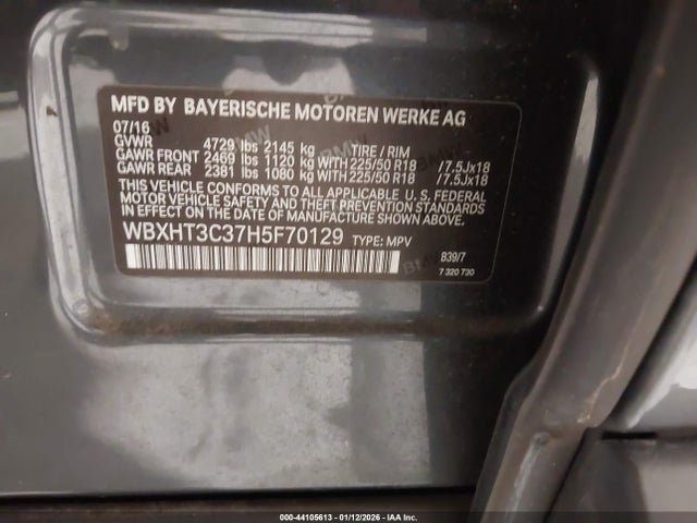 WBXHT3C37H5F70129 BMW X1 Xdrive28i