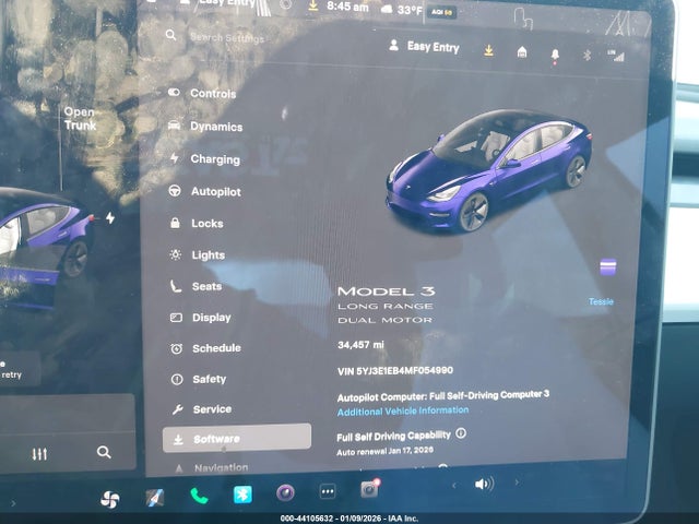 2021 TESLA MODEL 3 5YJ3E1EB4MF054990 Photo 6
