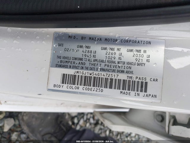 JM1GJ1W54G1472517 Mazda Mazda6 I Grand Touring