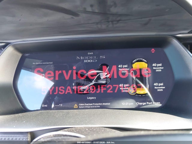 Tesla Model S 100d/75d/p100d 2018 5YJSA1E29JF271597 Image 17