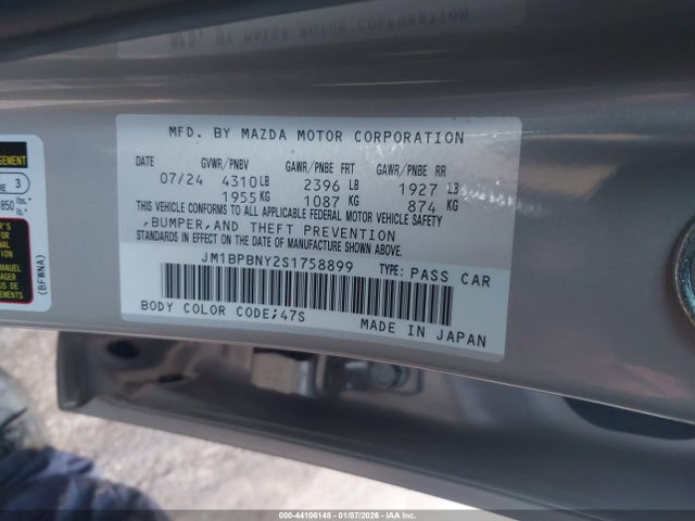 Mazda Mazda3 2.5 Turbo Premium Plus 2025 JM1BPBNY2S1758899 Image 9