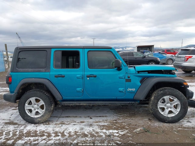 44106159 :رقم المزاد ، 1C4HJXDGXLW111883 vin ، 2020 Jeep Wrangler Unlimited Sport S 4x4 مزاد بيع