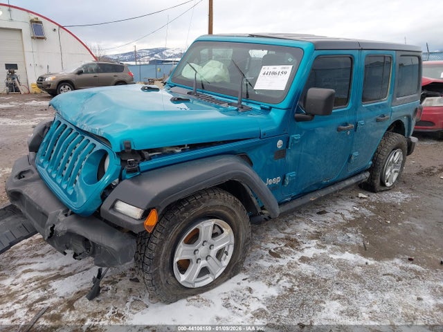 44106159 :رقم المزاد ، 1C4HJXDGXLW111883 vin ، 2020 Jeep Wrangler Unlimited Sport S 4x4 مزاد بيع
