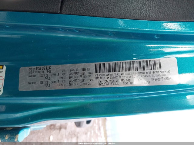 44106159 :رقم المزاد ، 1C4HJXDGXLW111883 vin ، 2020 Jeep Wrangler Unlimited Sport S 4x4 مزاد بيع