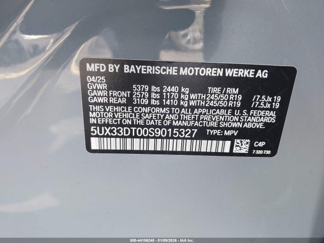 5UX33DT00S9015327 BMW X4 Xdrive30i