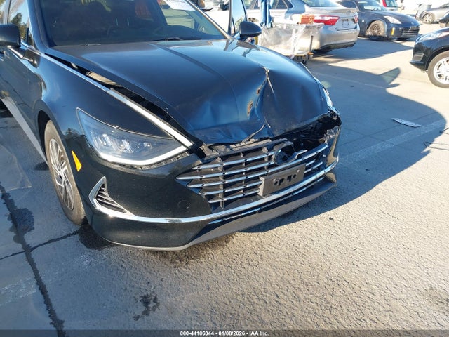 KMHL24JJ1LA011556 Hyundai Sonata Hybrid Blue