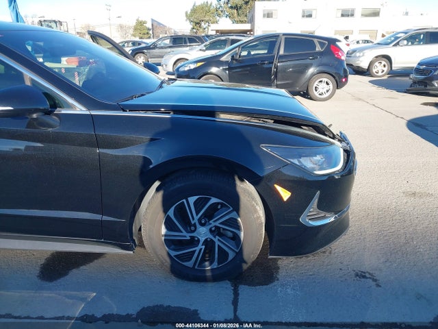 KMHL24JJ1LA011556 Hyundai Sonata Hybrid Blue