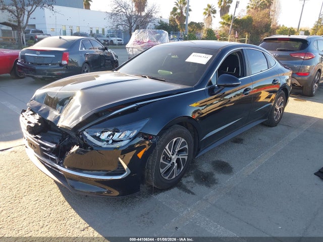 KMHL24JJ1LA011556 Hyundai Sonata Hybrid Blue