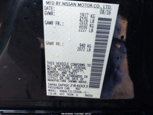 2016 NISSAN ALTIMA 1N4AL3APXGC284003 Photo 8