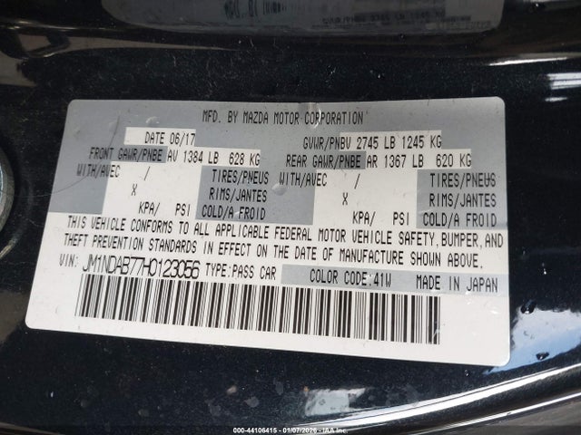 2017 MAZDA MX-5 MIATA JM1NDAB77H0123056 Photo 8