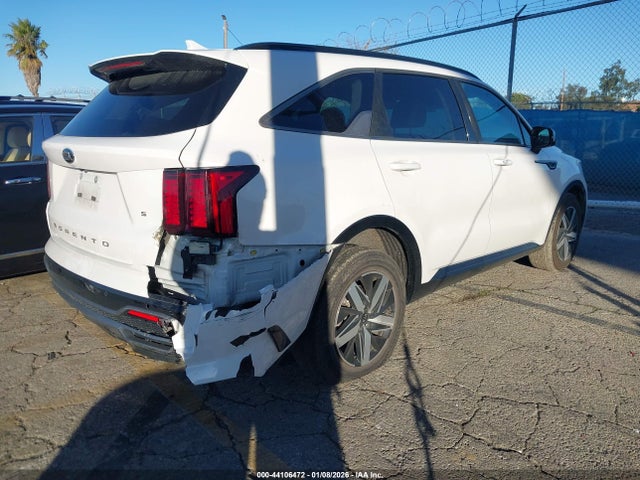 5XYRL4LC1MG006644 KIA SORENTO S