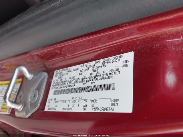 2015 LINCOLN MKC 5LMCJ2A90FUJ45049 Photo 8