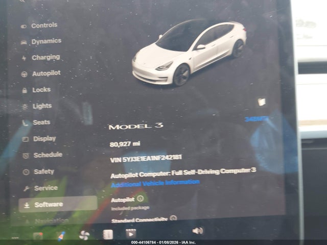 2022 TESLA MODEL 3 5YJ3E1EA1NF242181 Photo 6