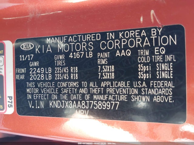 KNDJX3AA8J7589977 KIA Soul !