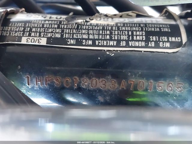 2003 HONDA VT1100 1HFSC18033A701565 Photo 9