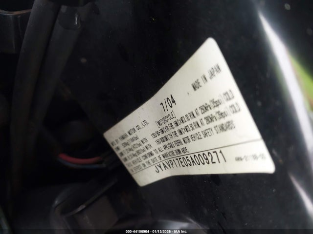 2005 YAMAHA XV1700 JYAVP17E05A009271 Photo 9