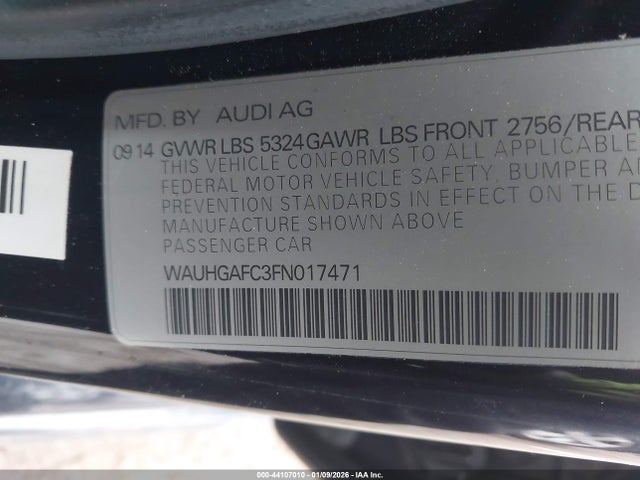 2015 AUDI A6 WAUHGAFC3FN017471 Photo 8