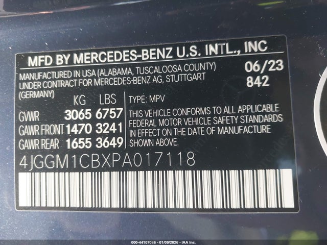 2023 MERCEDES-BENZ EQE 350 SUV 4JGGM1CBXPA017118 Photo 8