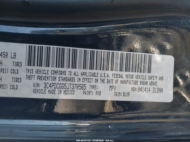 3C4PDCGG5JT370565 Dodge Journey Crossroad