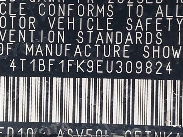 Toyota CAMRY LE 2014 4T1BF1FK9EU309824 Image 9