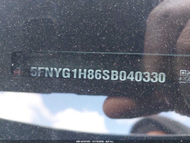 5FNYG1H86SB040330 Honda Pilot Elite