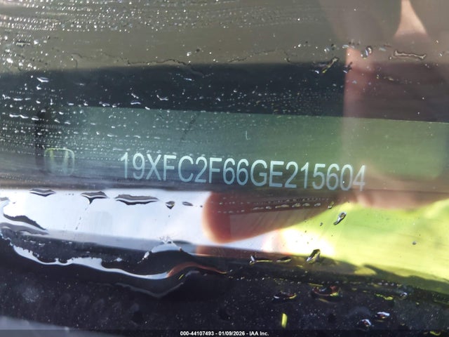 Honda Civic Lx 2016 19XFC2F66GE215604 Image 9