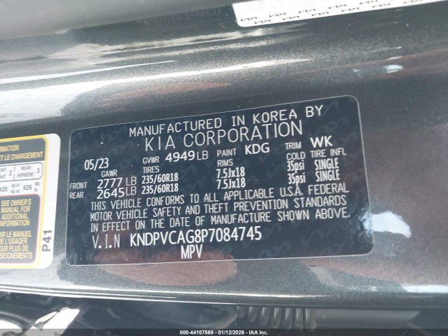 KNDPVCAG8P7084745 KIA Sportage Hybrid Ex